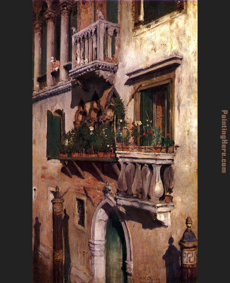 Venice painting - William Merritt Chase Venice art painting